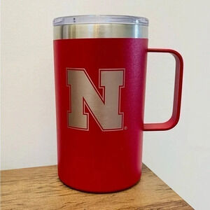 Nebraska Cornhuskers 18oz Campus Color Letterman Stainless Mug